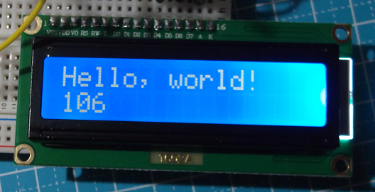 LCD1602A VO=3.3K