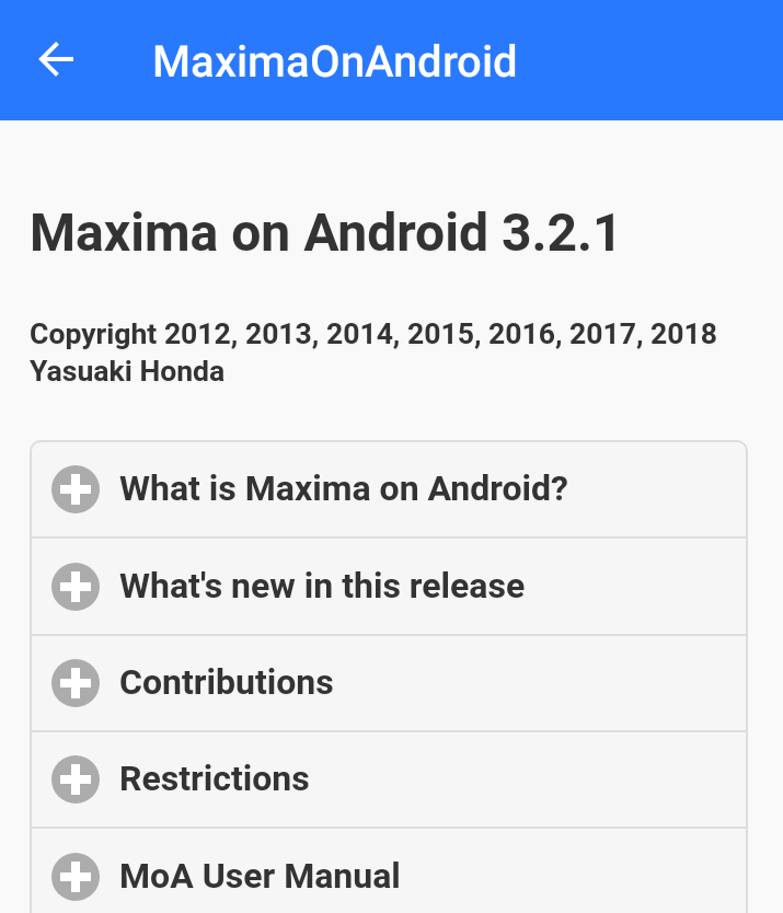 Maxima on Android