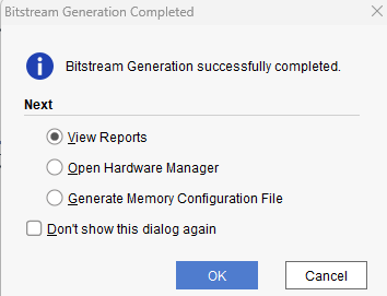 BitstreamGenerationSuccessfullyCompleted