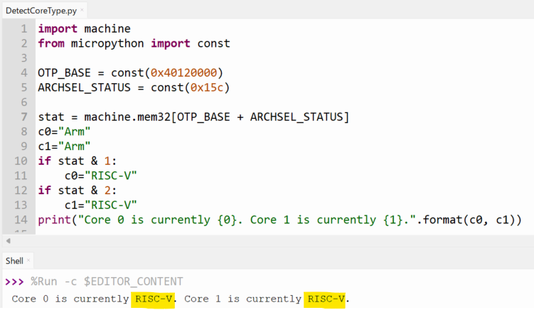 DetectCoreType