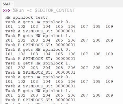 HWspinlockResults