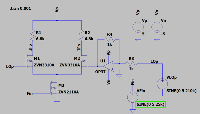 SingleBalancedMixer_0_circuit